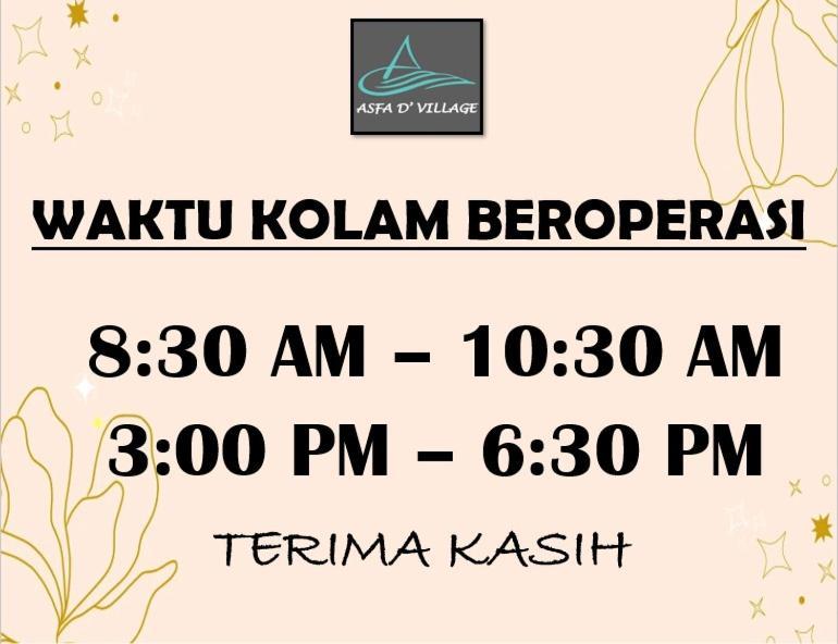 Asfa D Village - Resort - Homestay - Family Room Kemasik エクステリア 写真